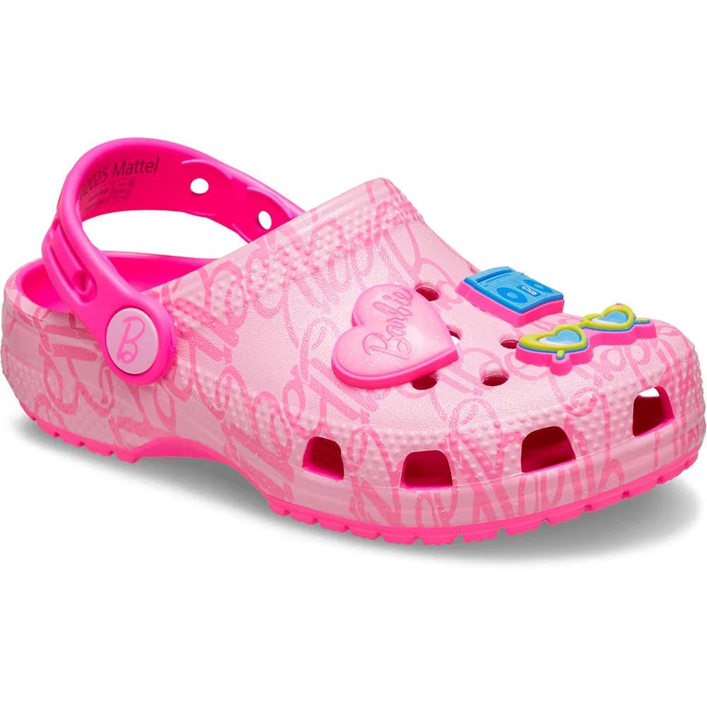 Crocs Mattel Pink Barbie Classic T clogs