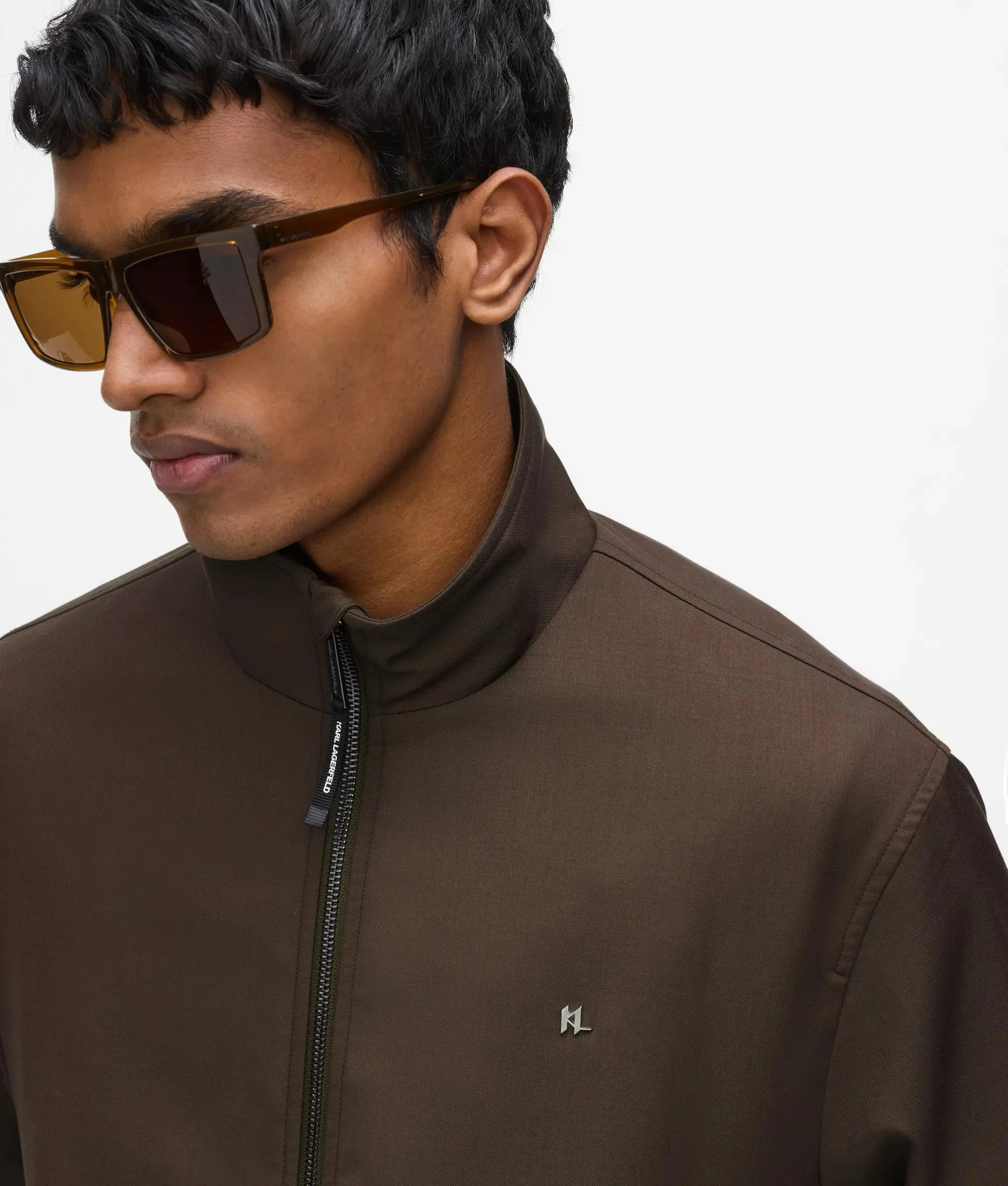 Veste légère en mélange de laine