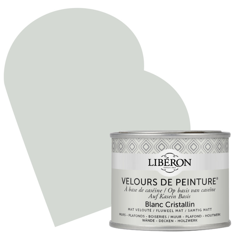 Peinture pour murs Velours de Peinture blanc cristallin mat 0,125 L LIBERON