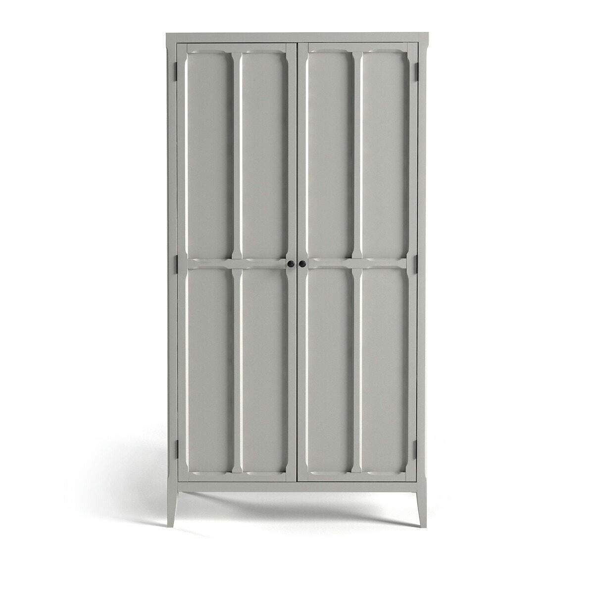 Armoire 2 portes, 4 étagères Eugénie