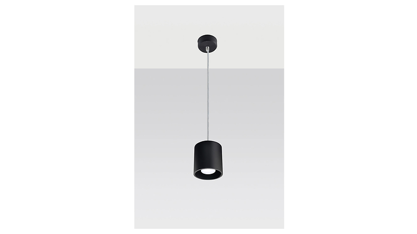 Lampa wisząca Orbis aluminiowa czarna