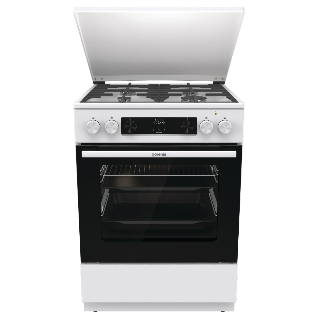 Kuchnia gazowo-elektryczna GORENJE GKS6C71WF biała 60 cm