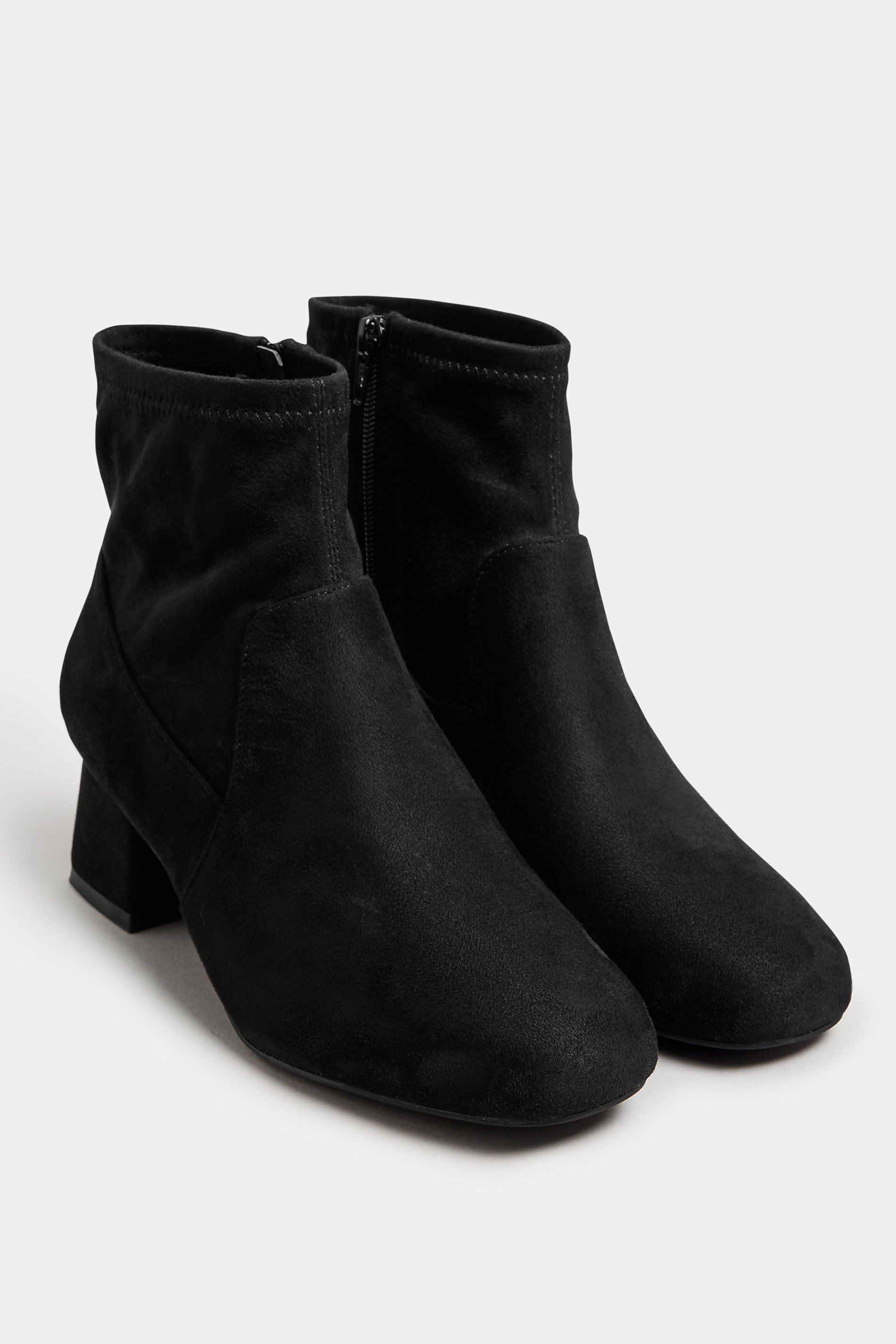 Yours Extra Wide Fit Block Heel Boots