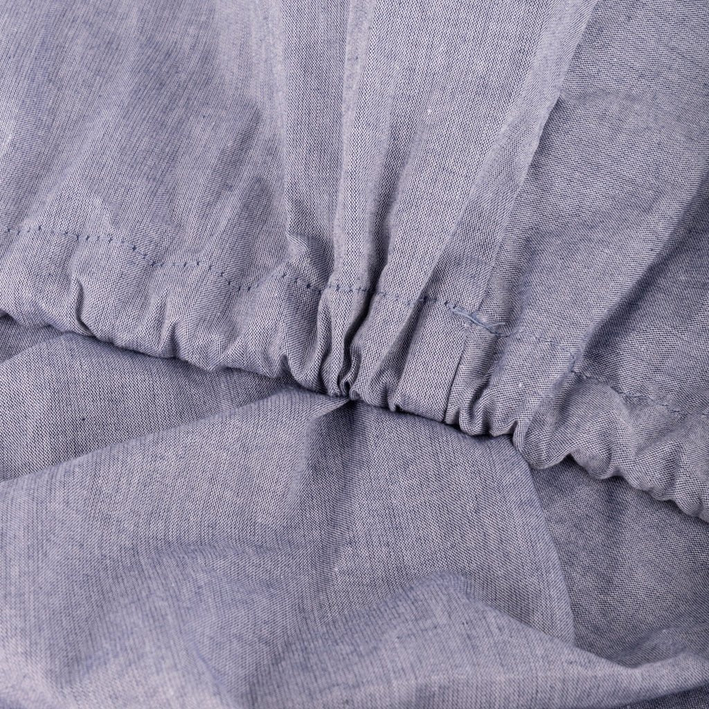 Lençol ajustável azul 200x160+30cm GRÀCIA