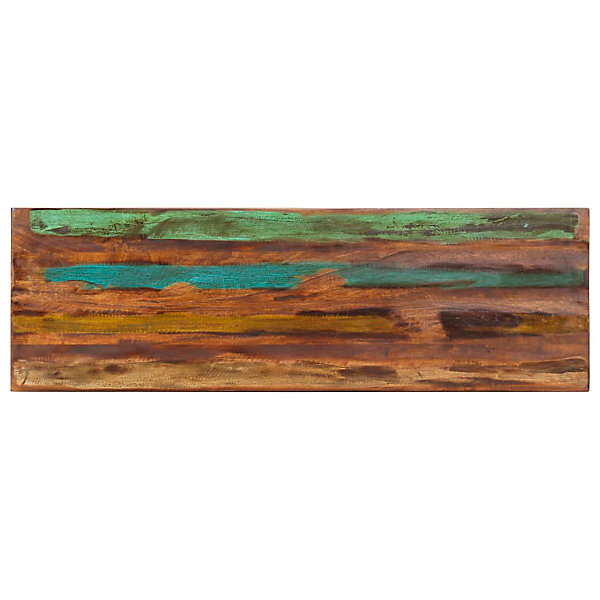 Banc 110 cm Bois de récupération solide et acier vidaXL