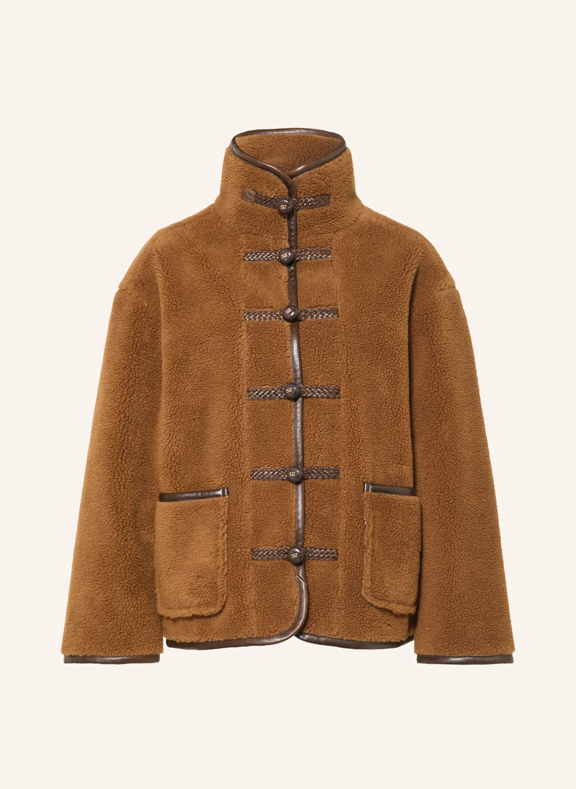 SANDRO Teddyfell-Jacke