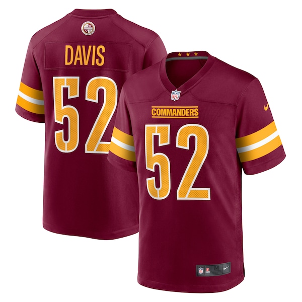 Jamin Davis Washington Commanders Nike Game Jersey - Burgundy/White