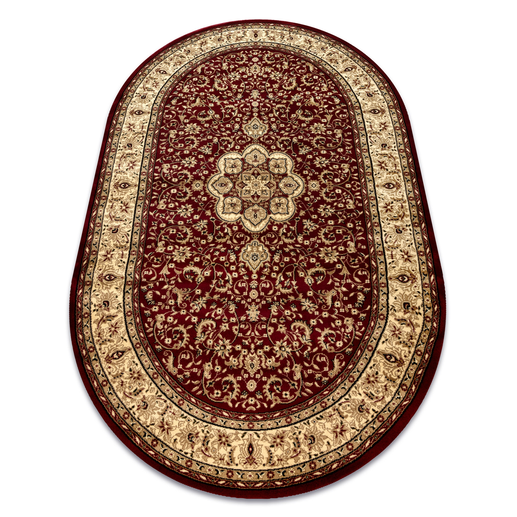 Dywan ROYAL ADR owal wzór 521 bordo 100x180 cm