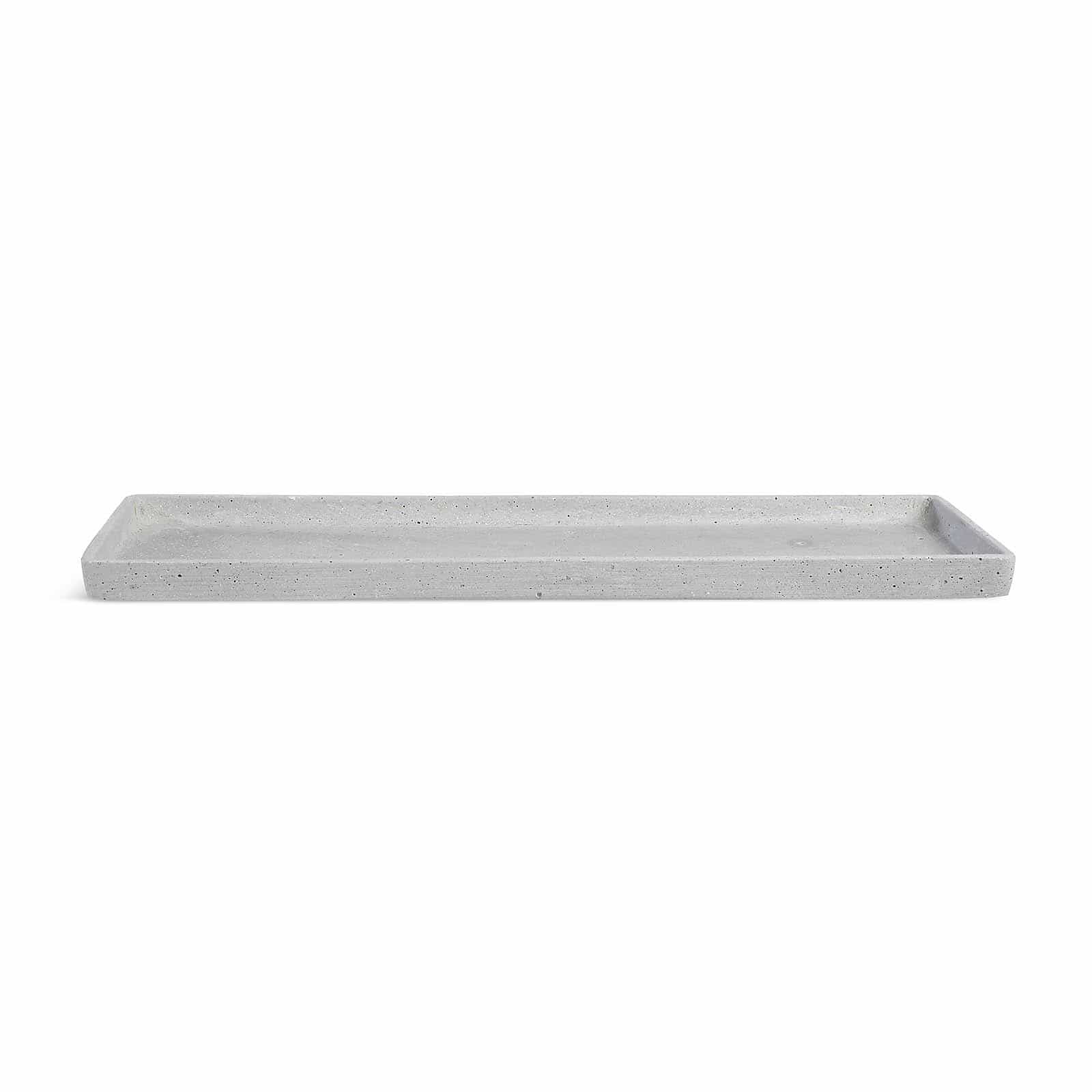Deko-Tablett Grau,L 450 x B 150 x H 20 mm