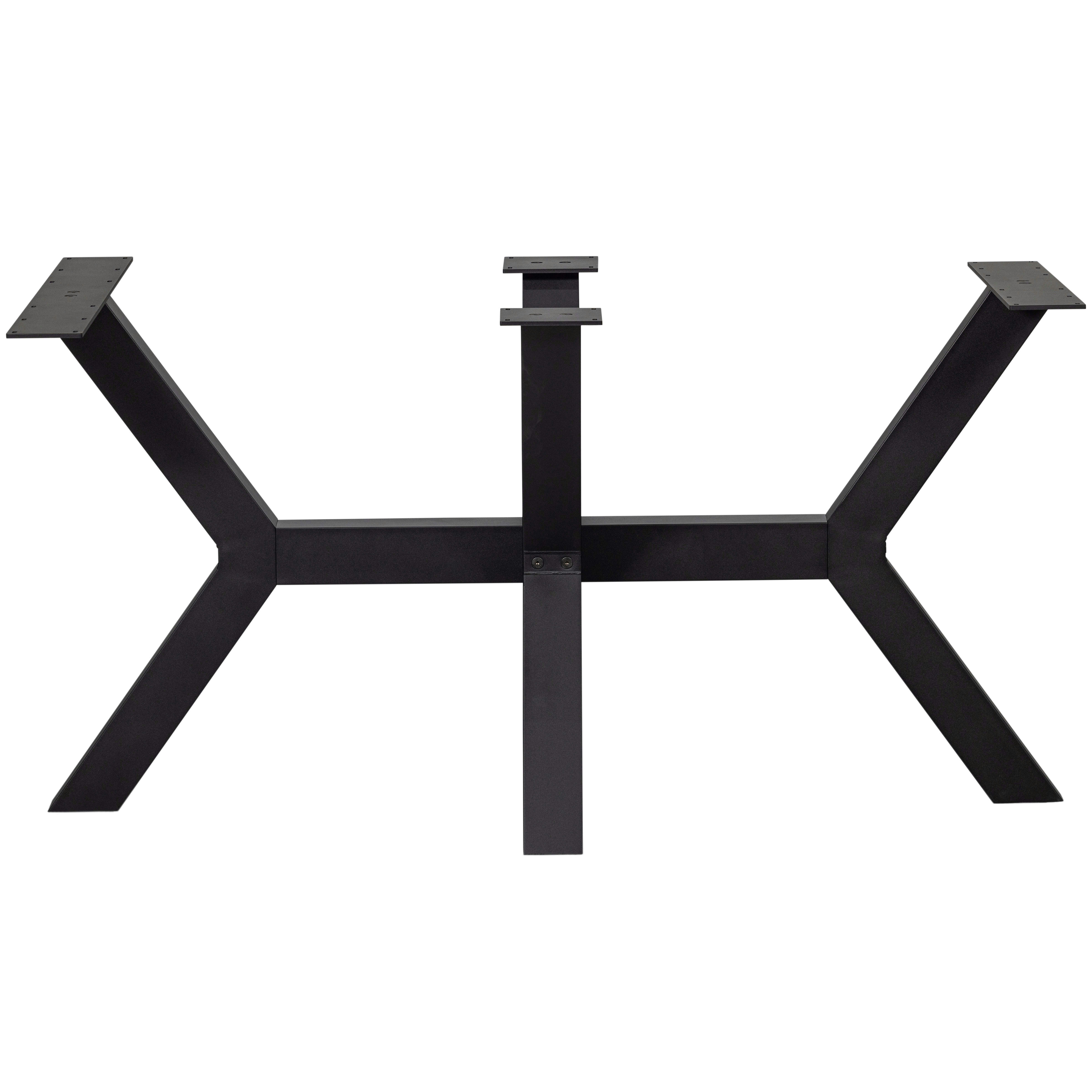 TABLO - Pied de table Zeeland en métal noir