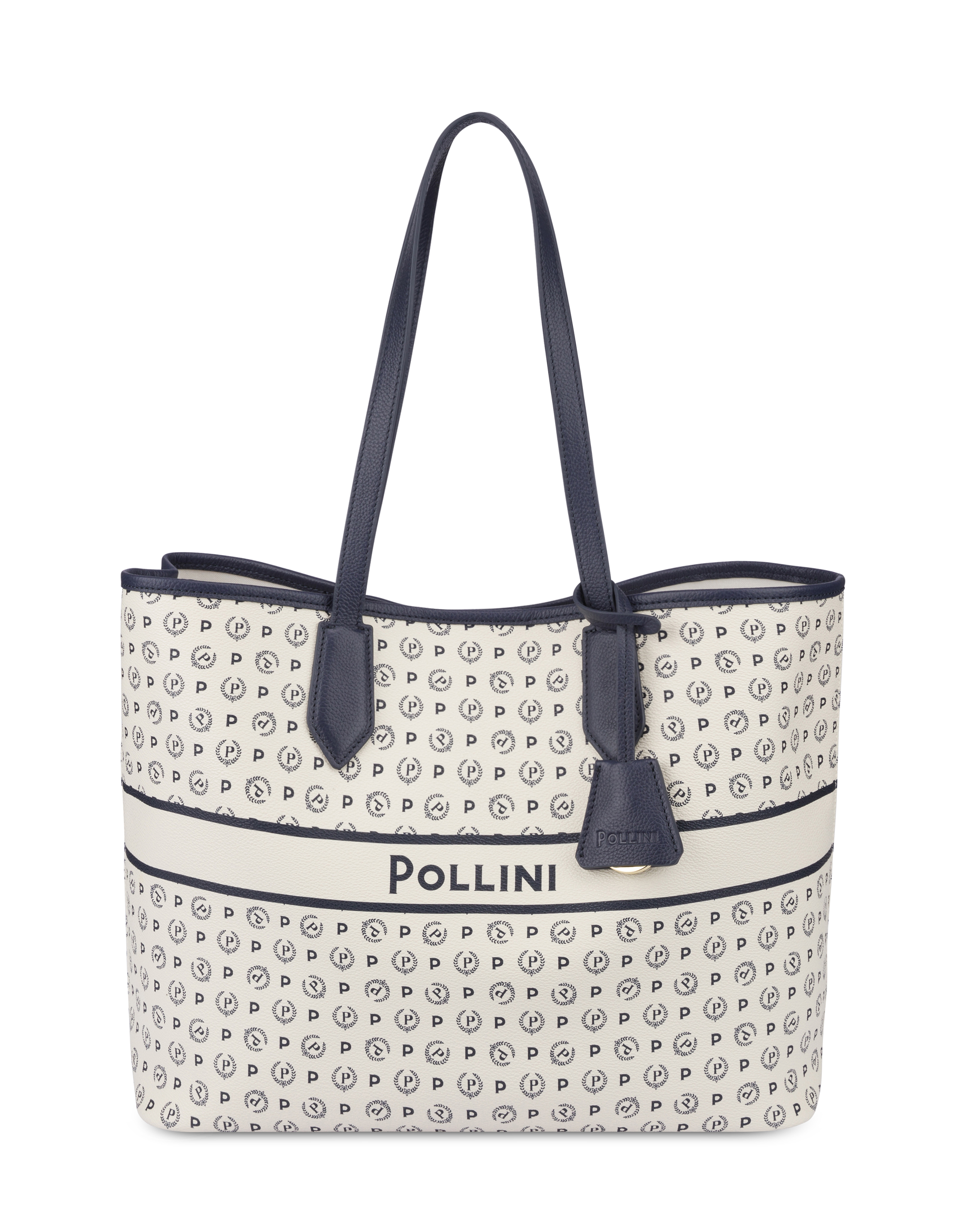 Shopping Bag Heritage Marina Avorio/blu