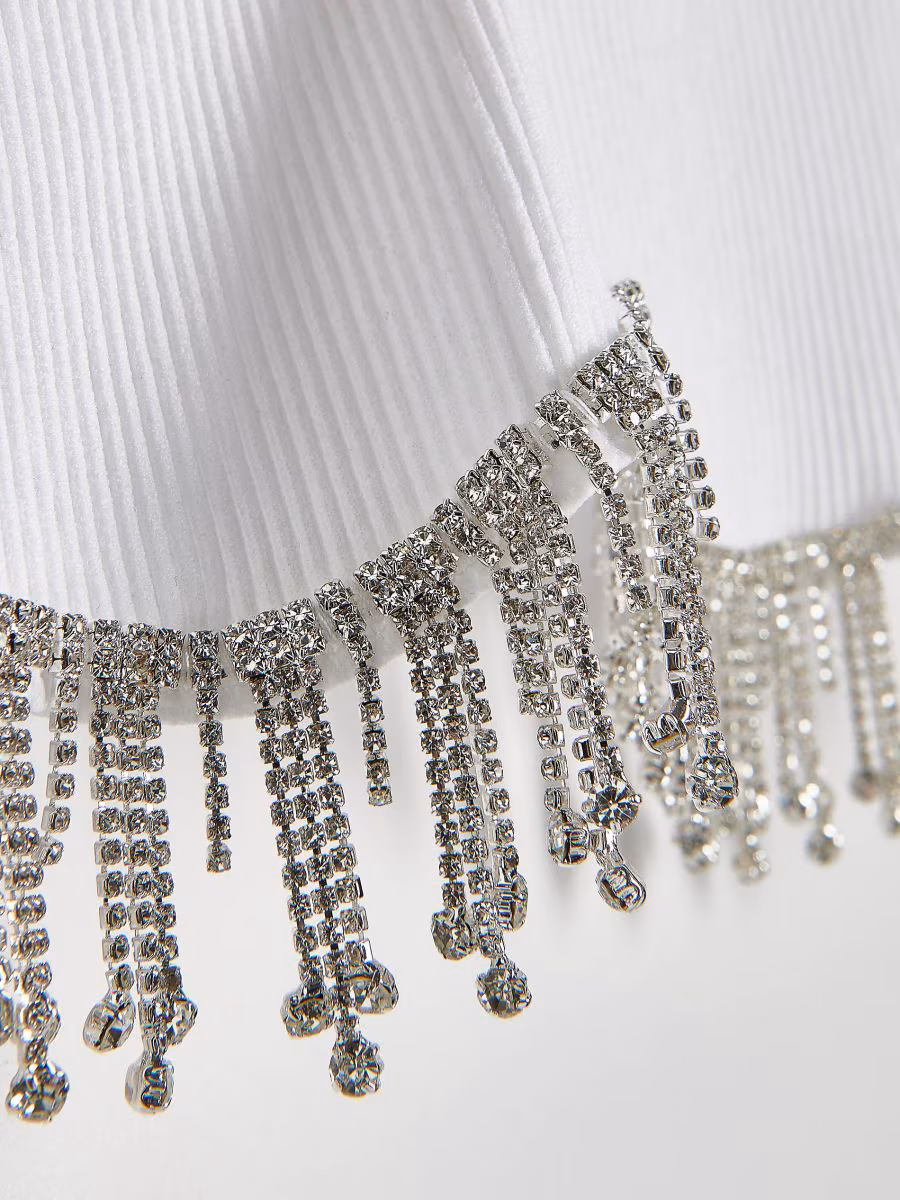 Top With Decorative Fringes