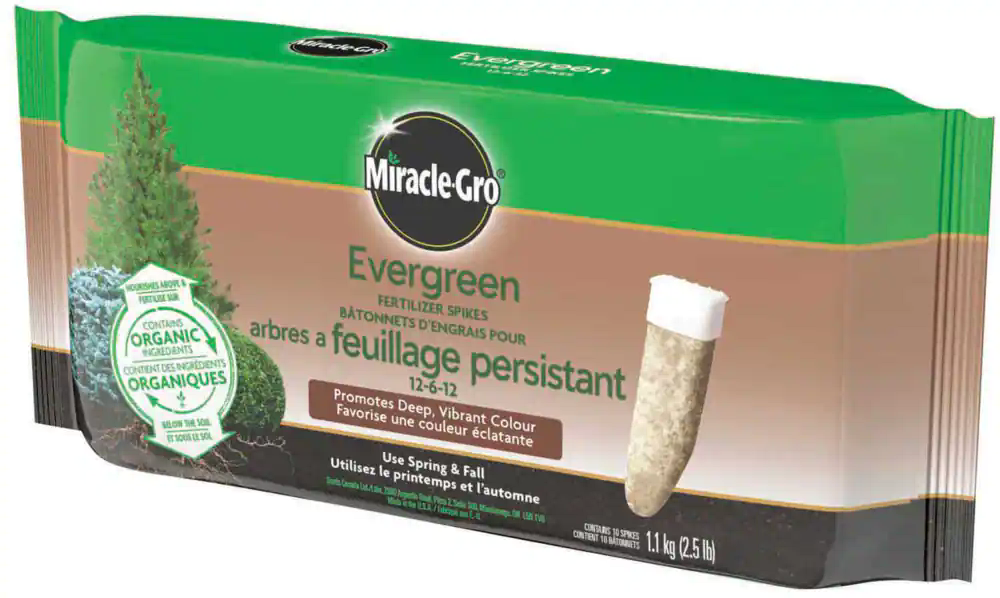 Miracle-Gro® Evergreen Fertilizer Spikes, 12-6-12, 1.13-kg, 10-pk