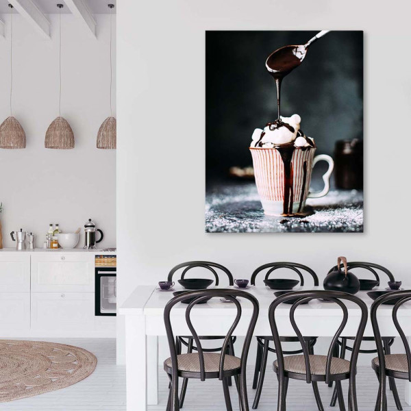 Feeby Obraz na płótnie Kawa z piankami 40x60