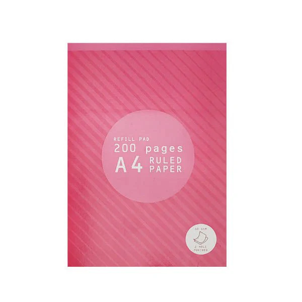 A4 Refill Pad 200 Page Ruled Top Bound
