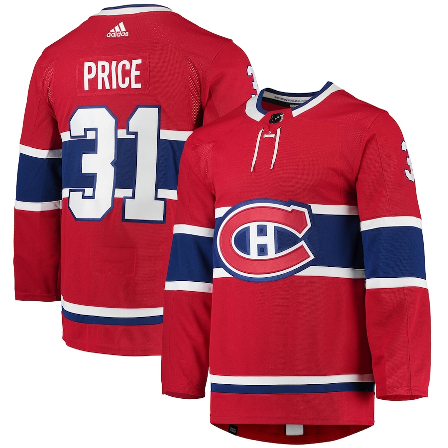 Carey Price Montreal Canadiens adidas Home Primegreen Authentic Pro Player - Jersey - Red
