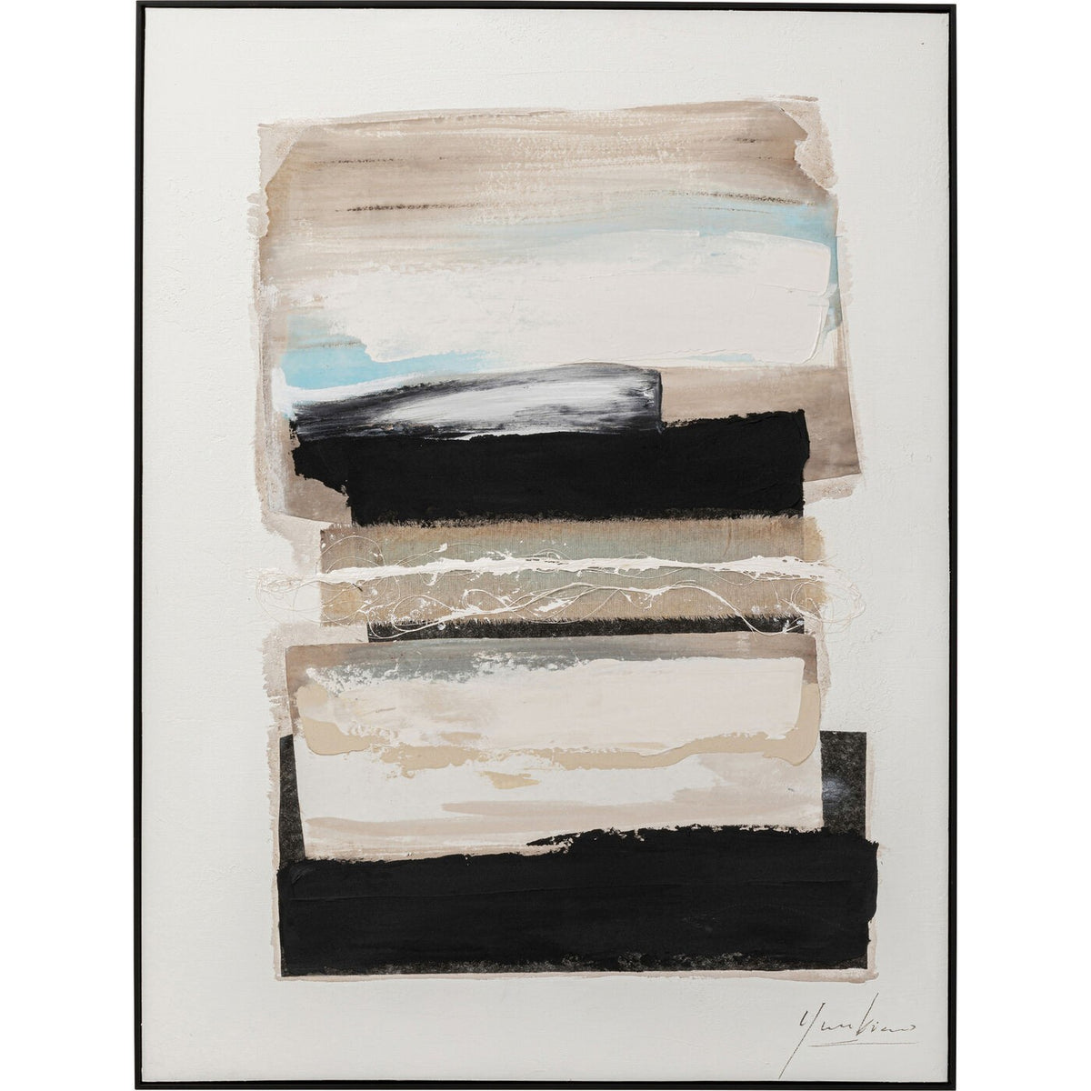 Kare Design Schilderij Lontano 90x120cm beige