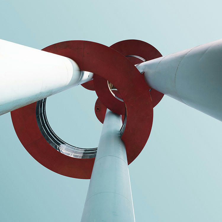 CIRCULARITÉ - Photographie d'art de Nicolas Rottiers 40x40 cm sur plexi