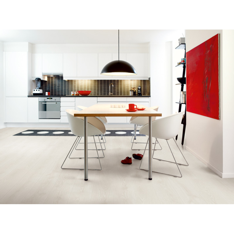 Sol stratifié Sensation Lame Moderne Original Excellence chêne blanc givré 1,82 m² PERGO
