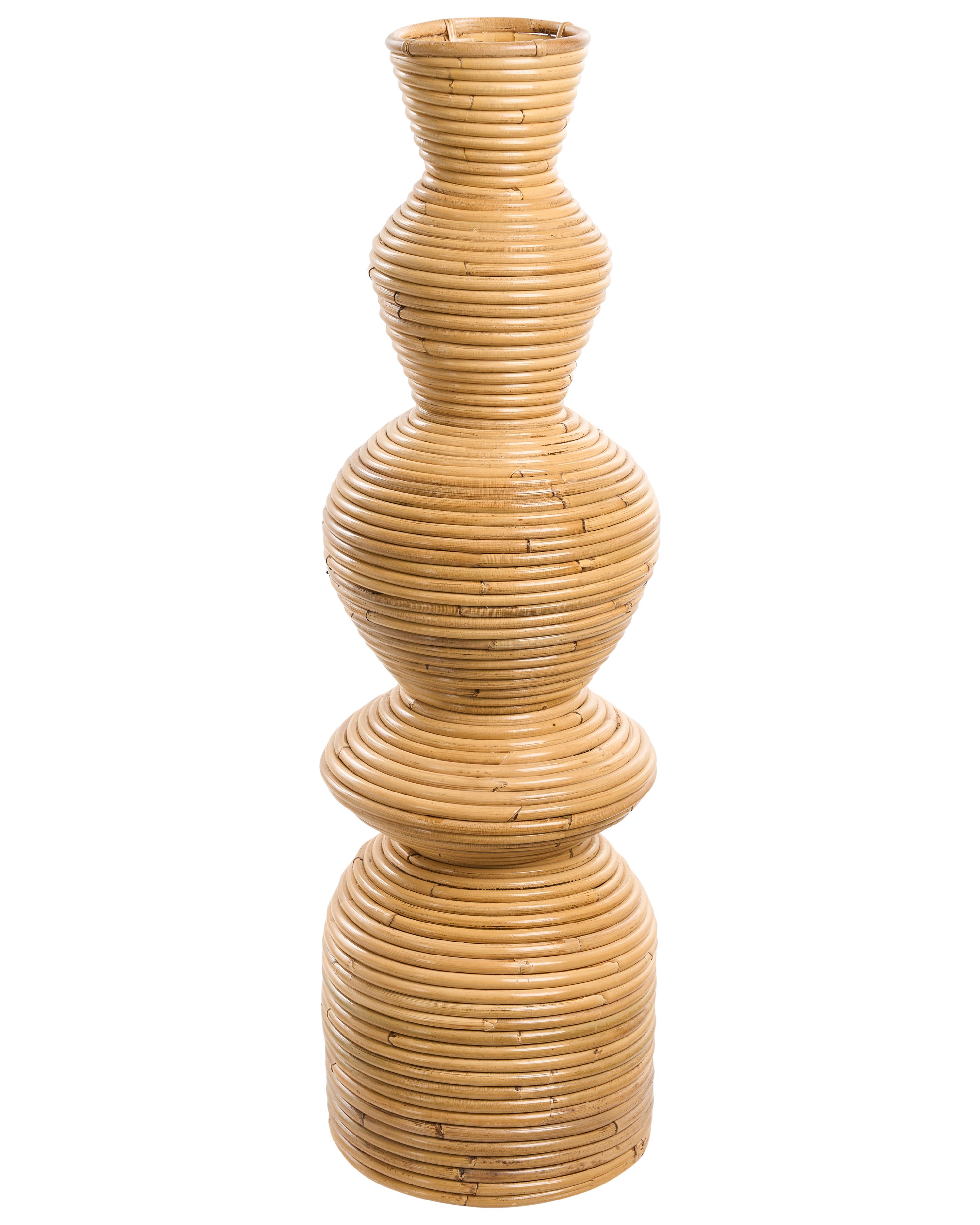 Decorative Vase NUORO Rattan 70 cm Natural