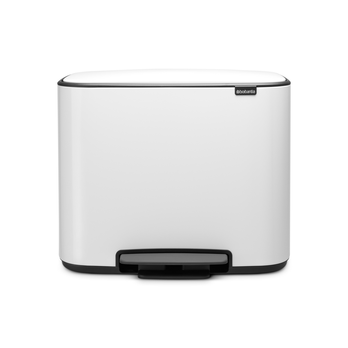 Brabantia Bo Pedaalemmer, met 3 binnenemmers, 3 x 11 liter - White