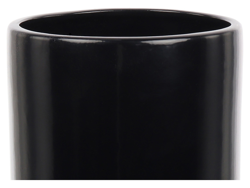 Wazon cylinder ceramiczny 31 cm czarny