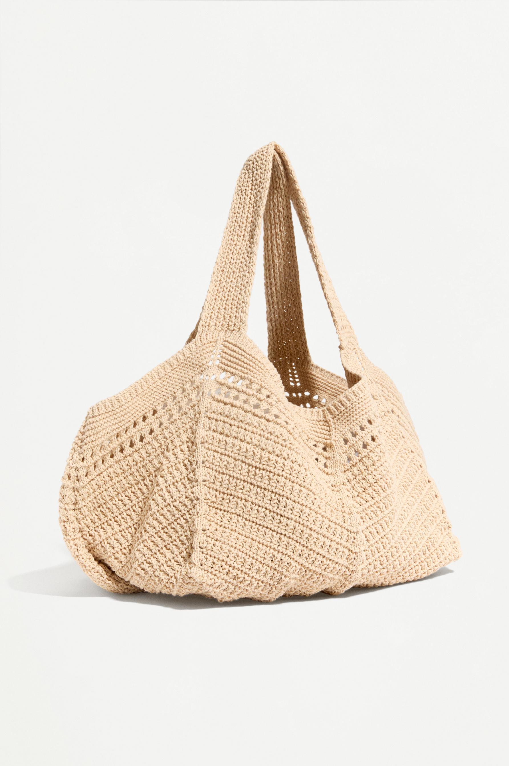Bolso shopper crochet