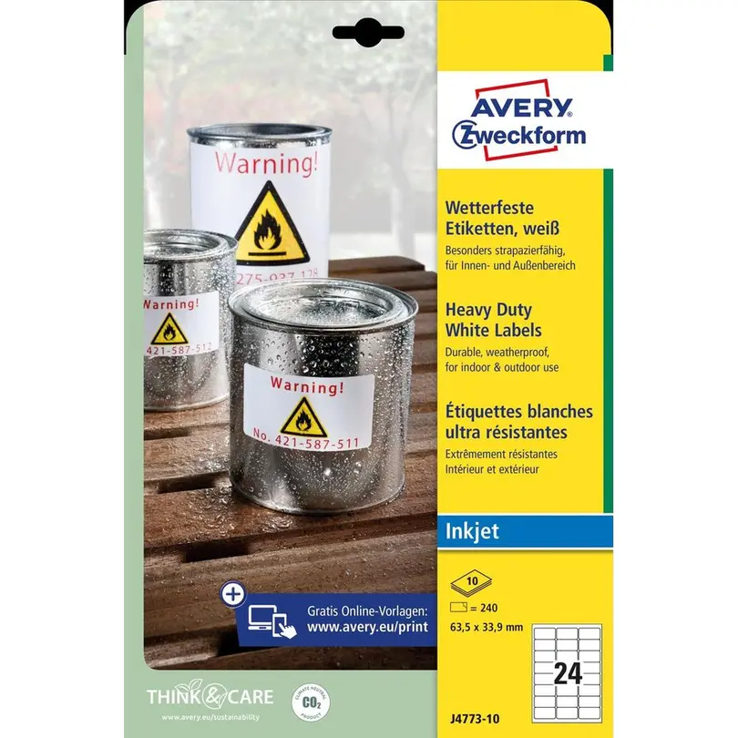 Etiketten Universal-Etiketten