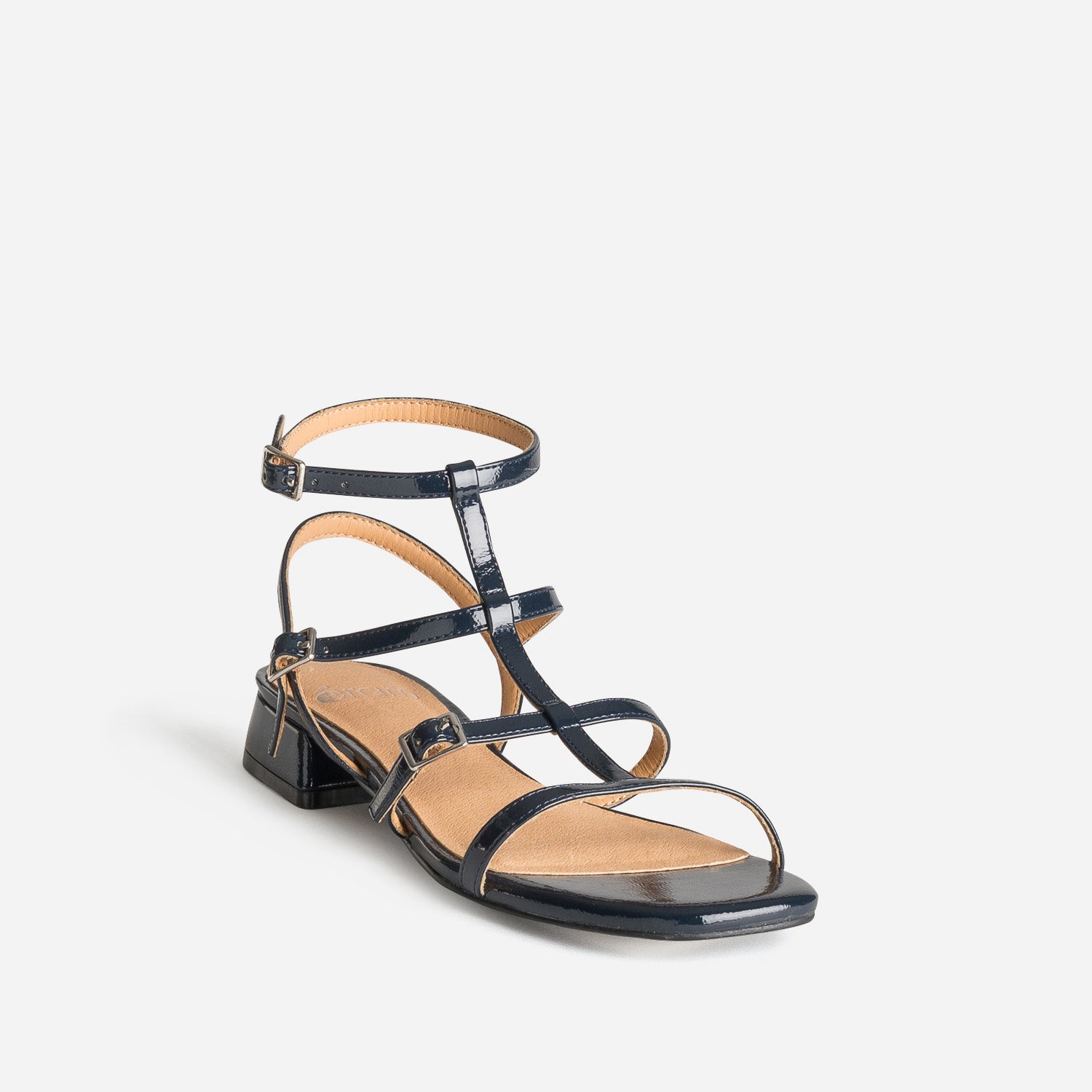 Sandale spartiate marine verni