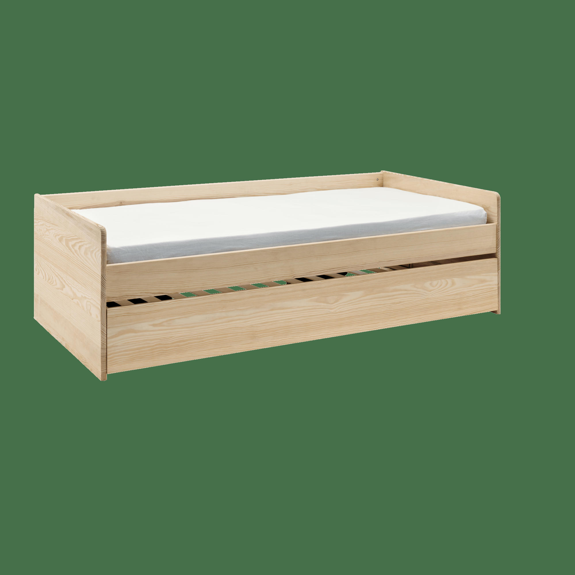 SANDRO - Lit banquette gigogne en bois 90 x 190 cm bois