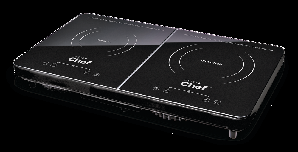 MASTER Chef Portable Induction Cooktop w/ 10 Settings, Black, 1800W