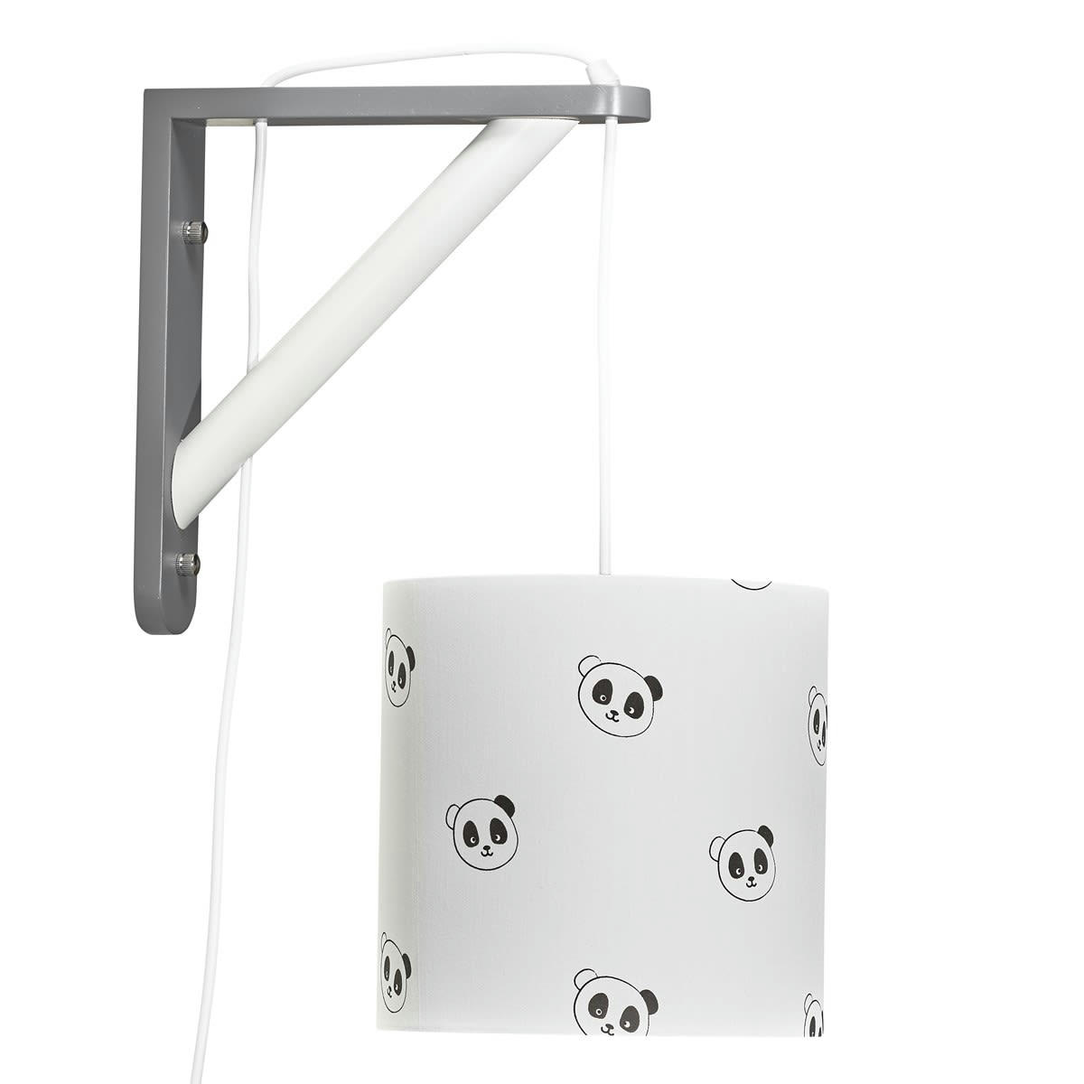 CHAO CHAO - Applique murale lumineuse en coton blanc