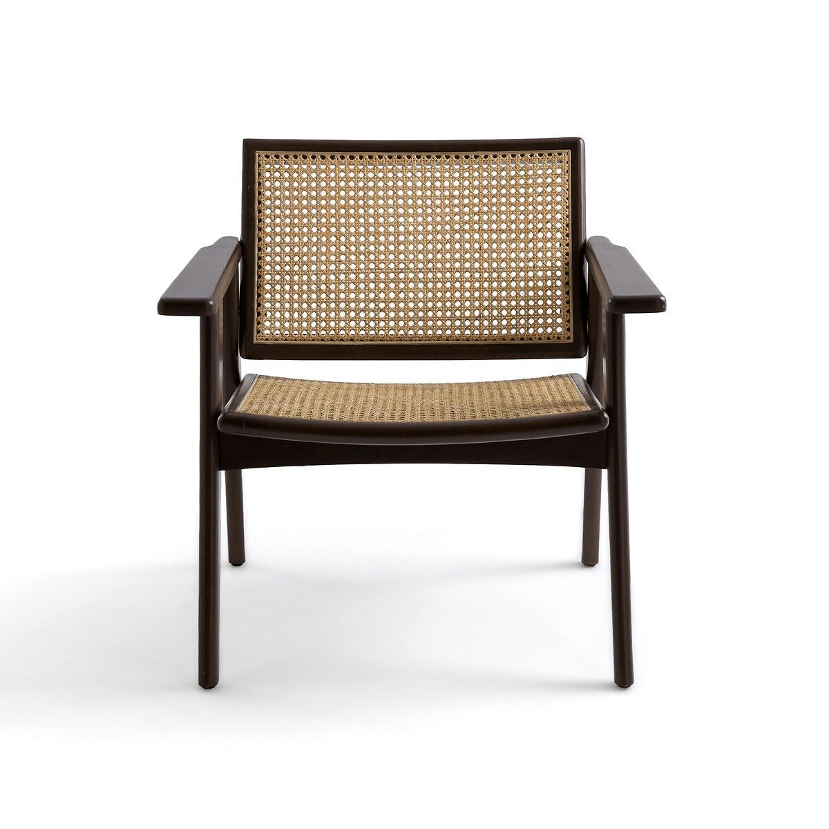 Fauteuil hêtre et cannage, Lons