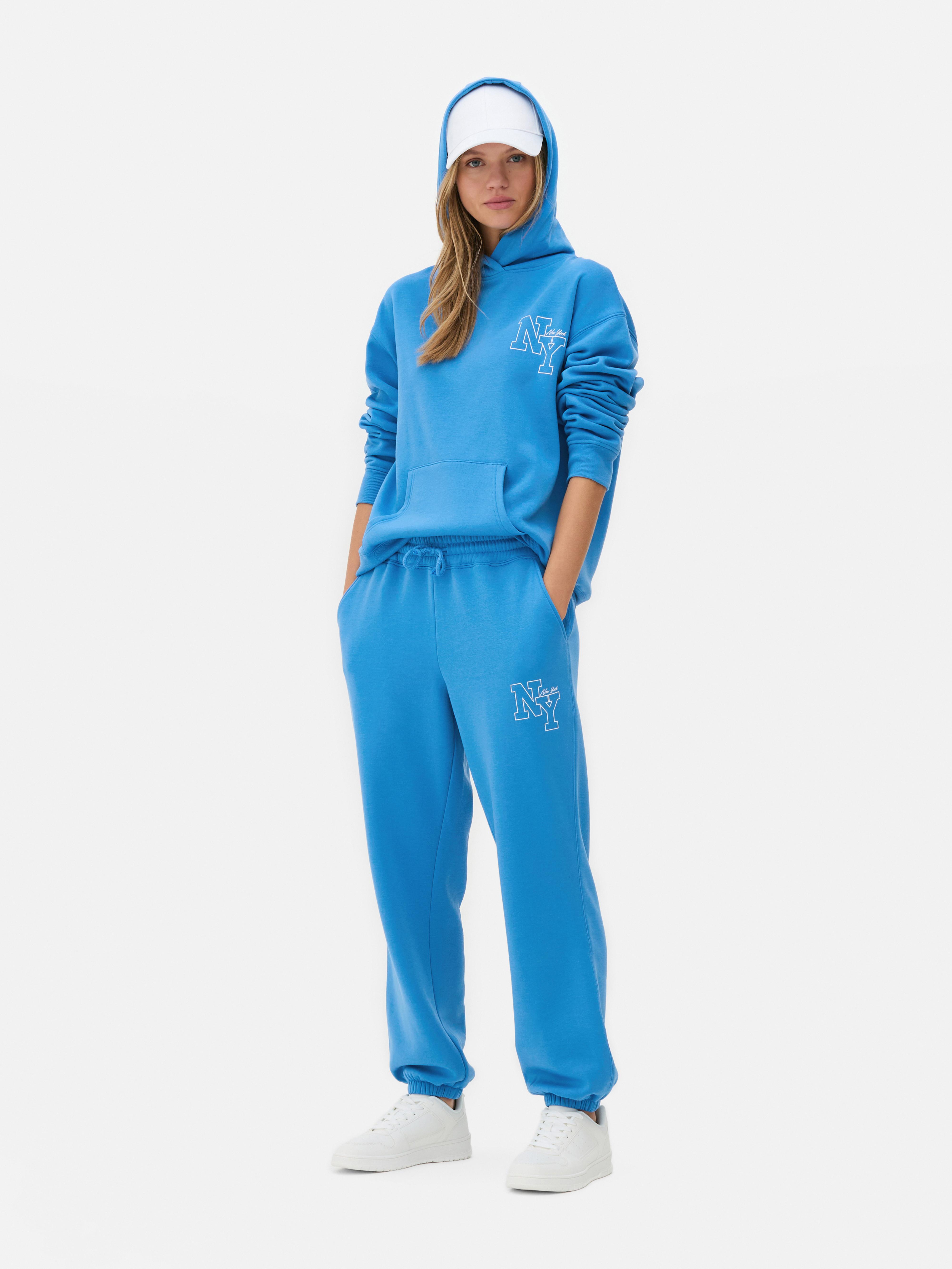 Cuffed Printed Sweatpants