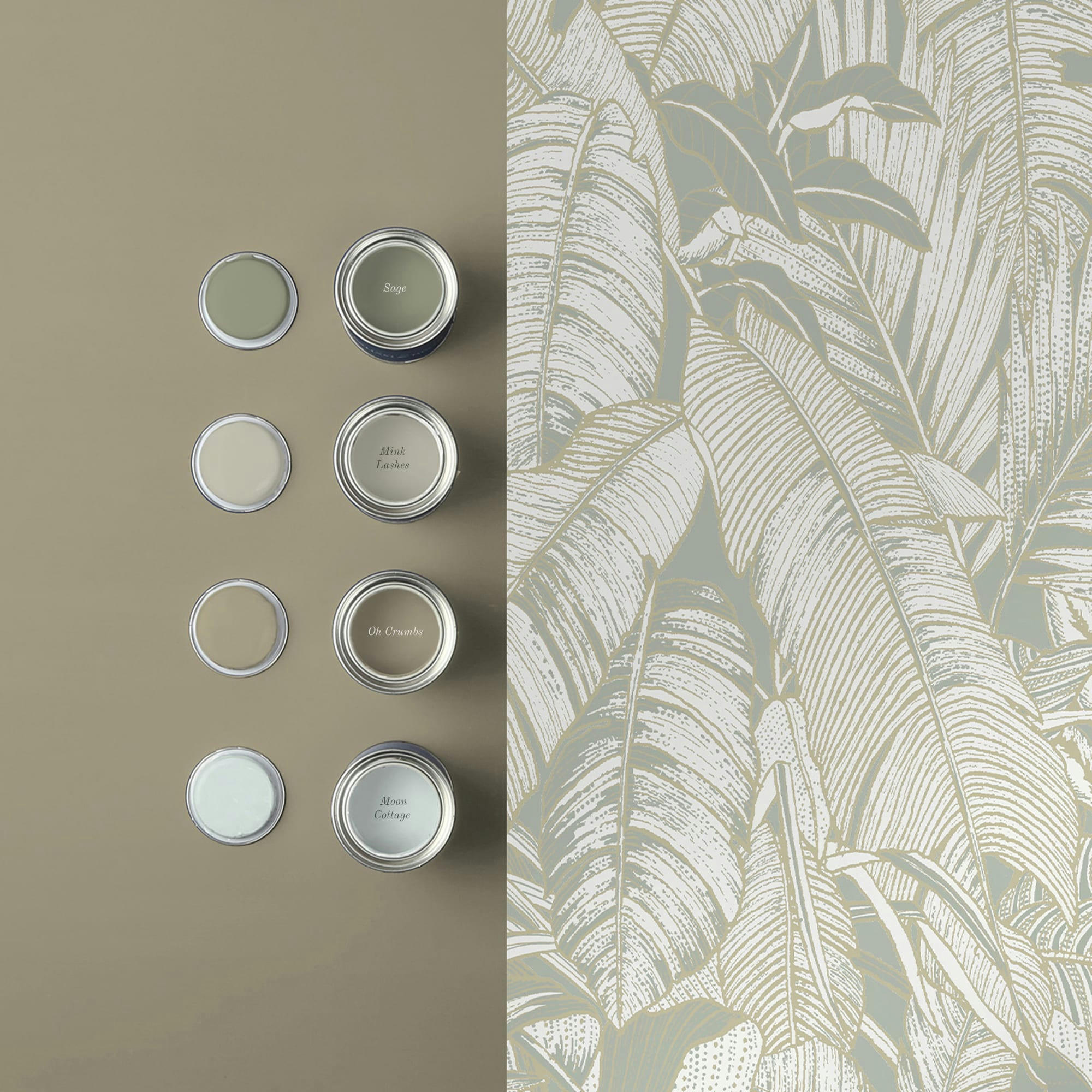 - papier peint paradys sage 1005 x 52cm