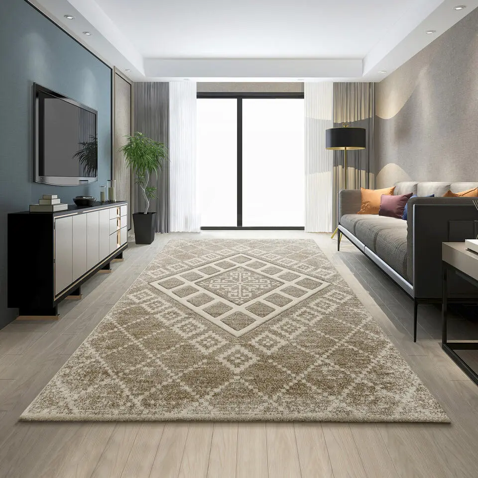 Dutch Lifestyle vloerkleed Soho 1 beige/bruin - 160x230cm