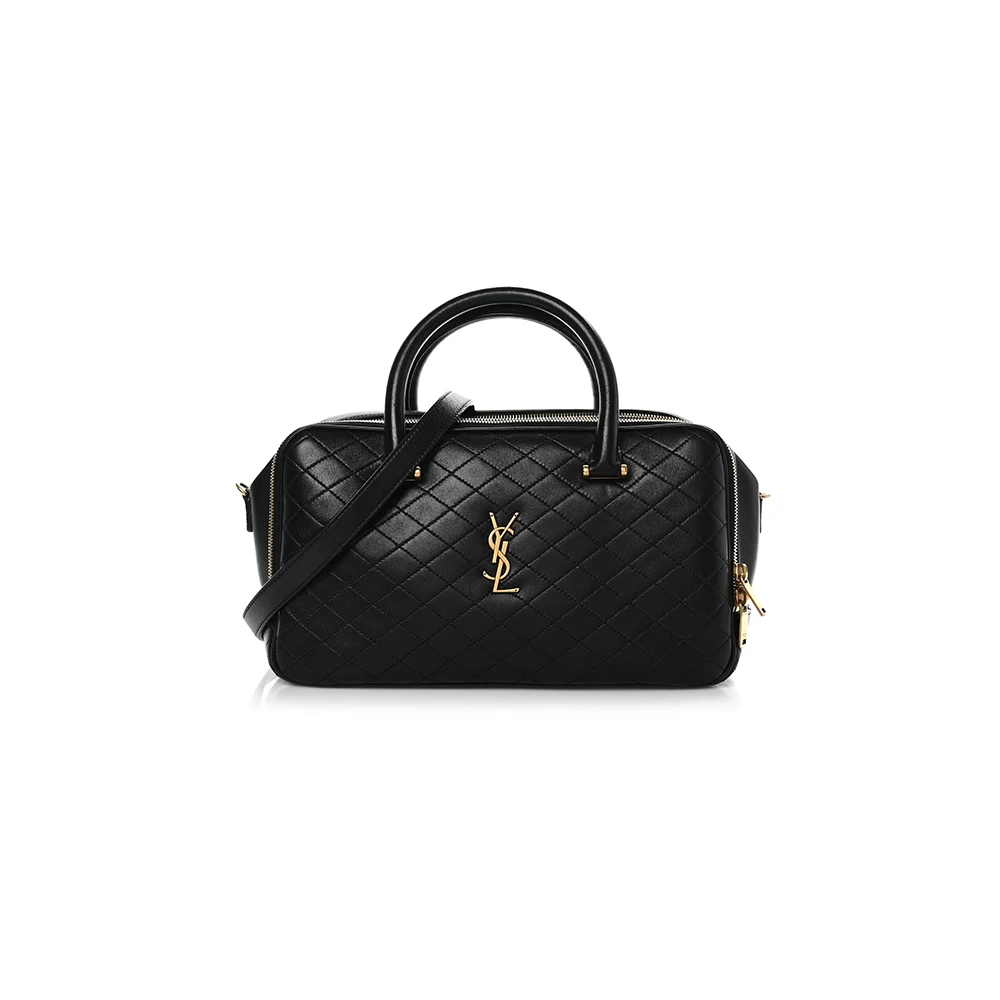 Saint Laurent Lambskin Lyia Quilted Duffle Bag (7A regular version)