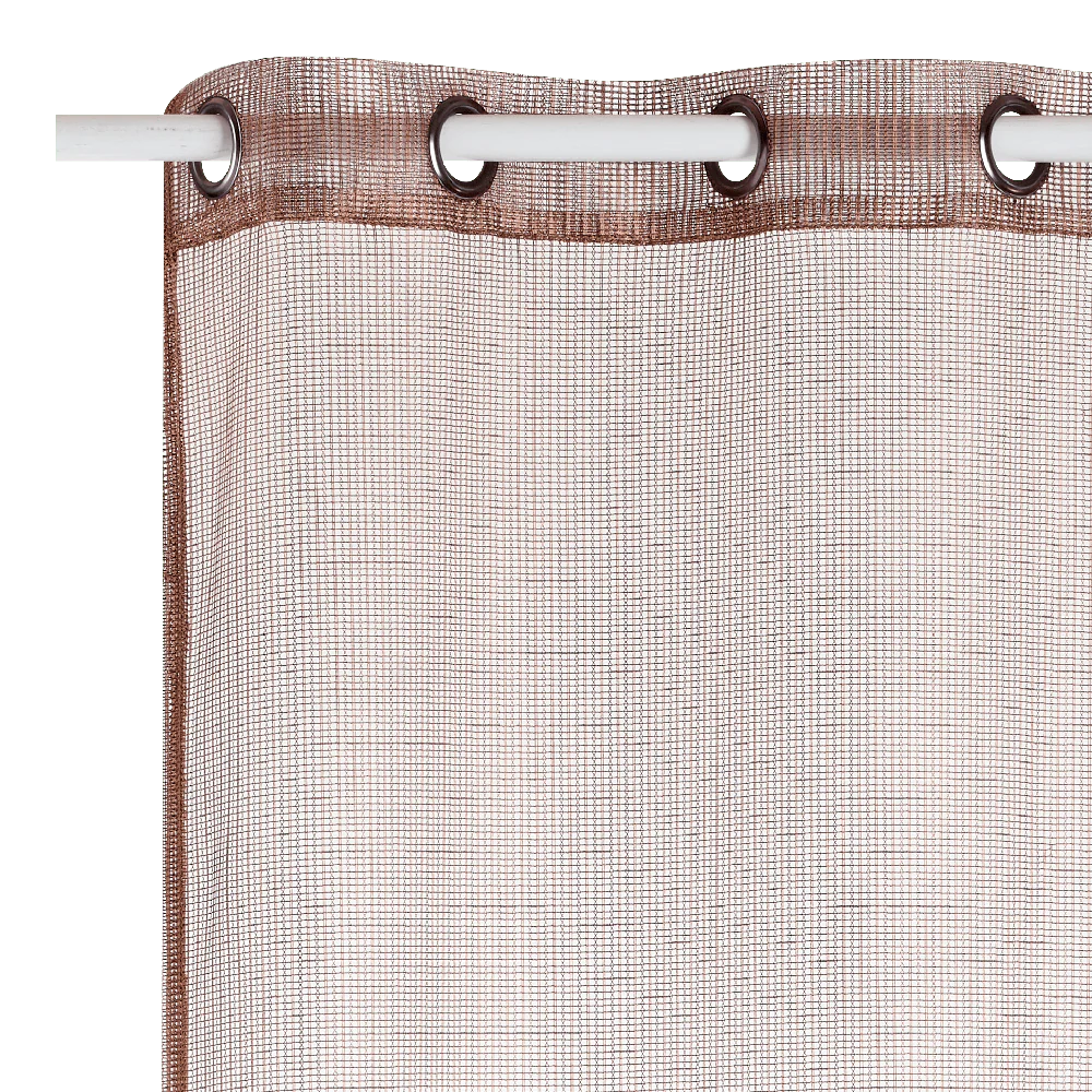 Voilage COOPER coloris cuivre 140 x 260 cm