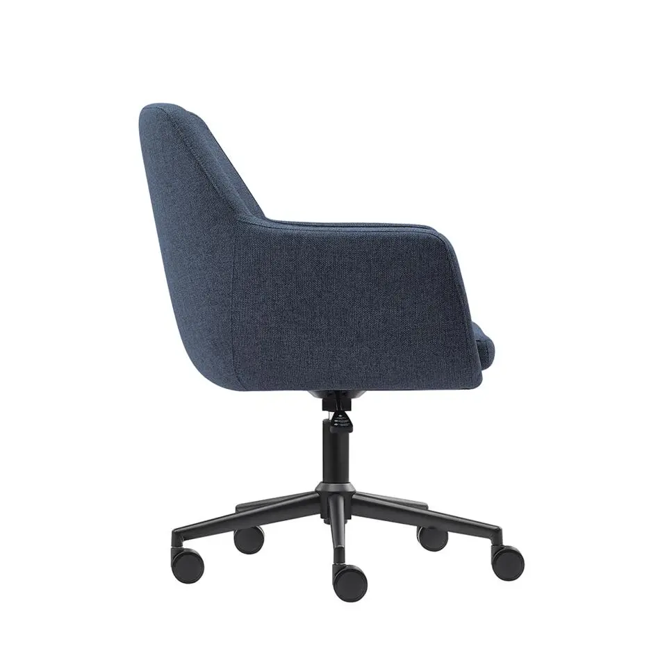 Bureaustoel/Eetkamerstoel Volos - Donkerblauw