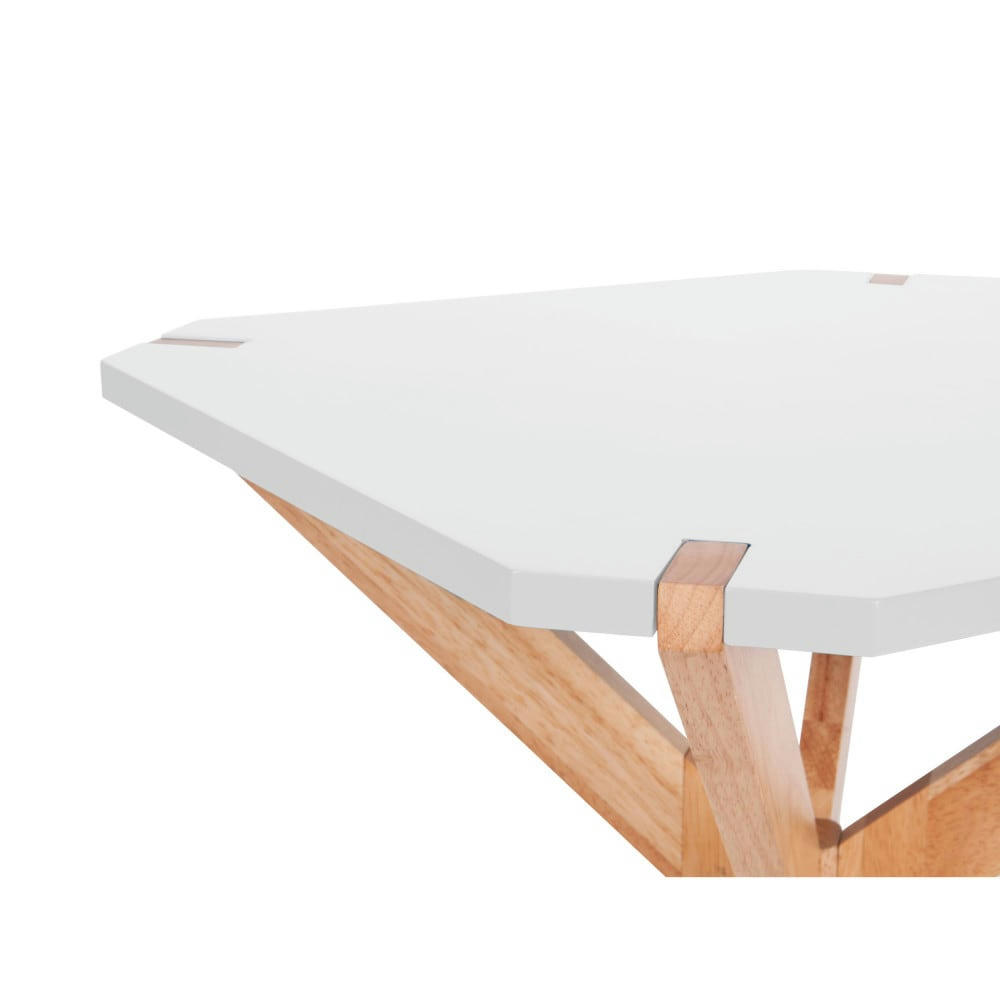 MISTER X - Table d'appoint en bois blanc