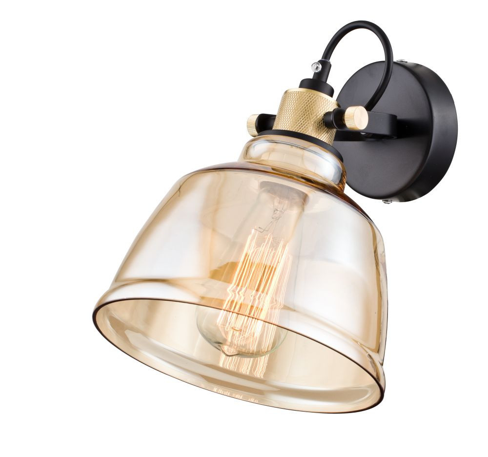 Kinkiet czarny IRVING 1xE27x40W wym:27x20x25cm IP20 Maytoni