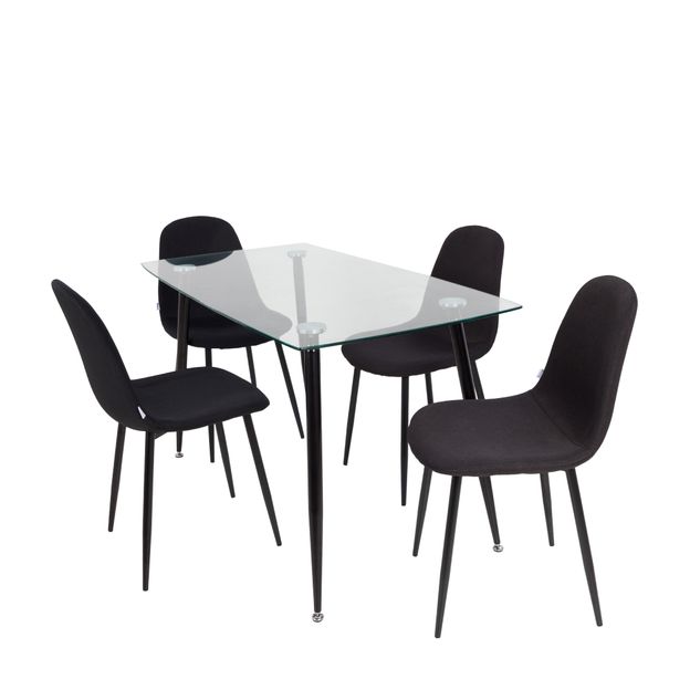 CONJUNTO DE MESA COM 4 CADEIRAS SHELL