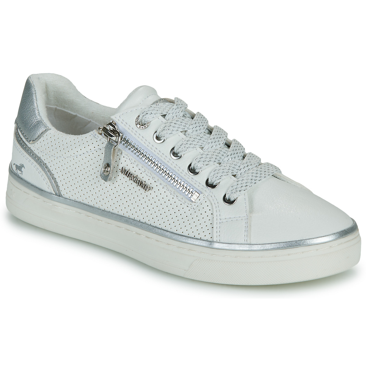 Mustang - 26M0032006-WHITE - White / Silver