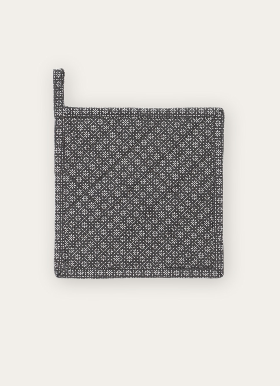 MANIQUE EN COTON MOTIF FANTAISIE ROUGE/BLANC