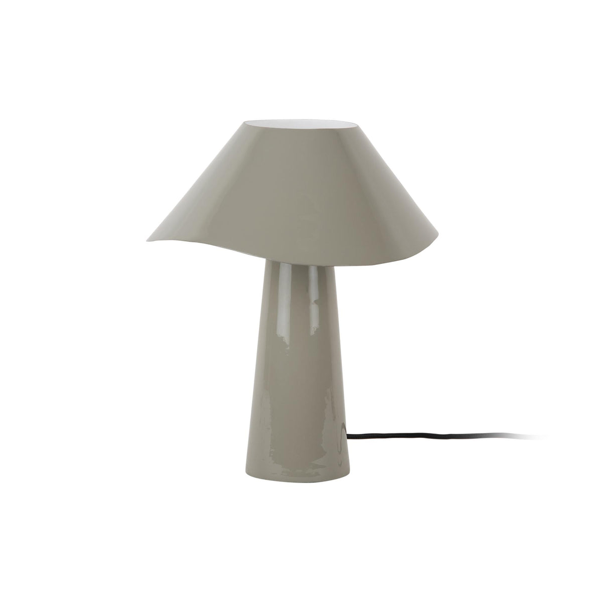 Leitmotiv tafellamp Ameno - grijs - 28x28x33cm - Paddenstoellamp