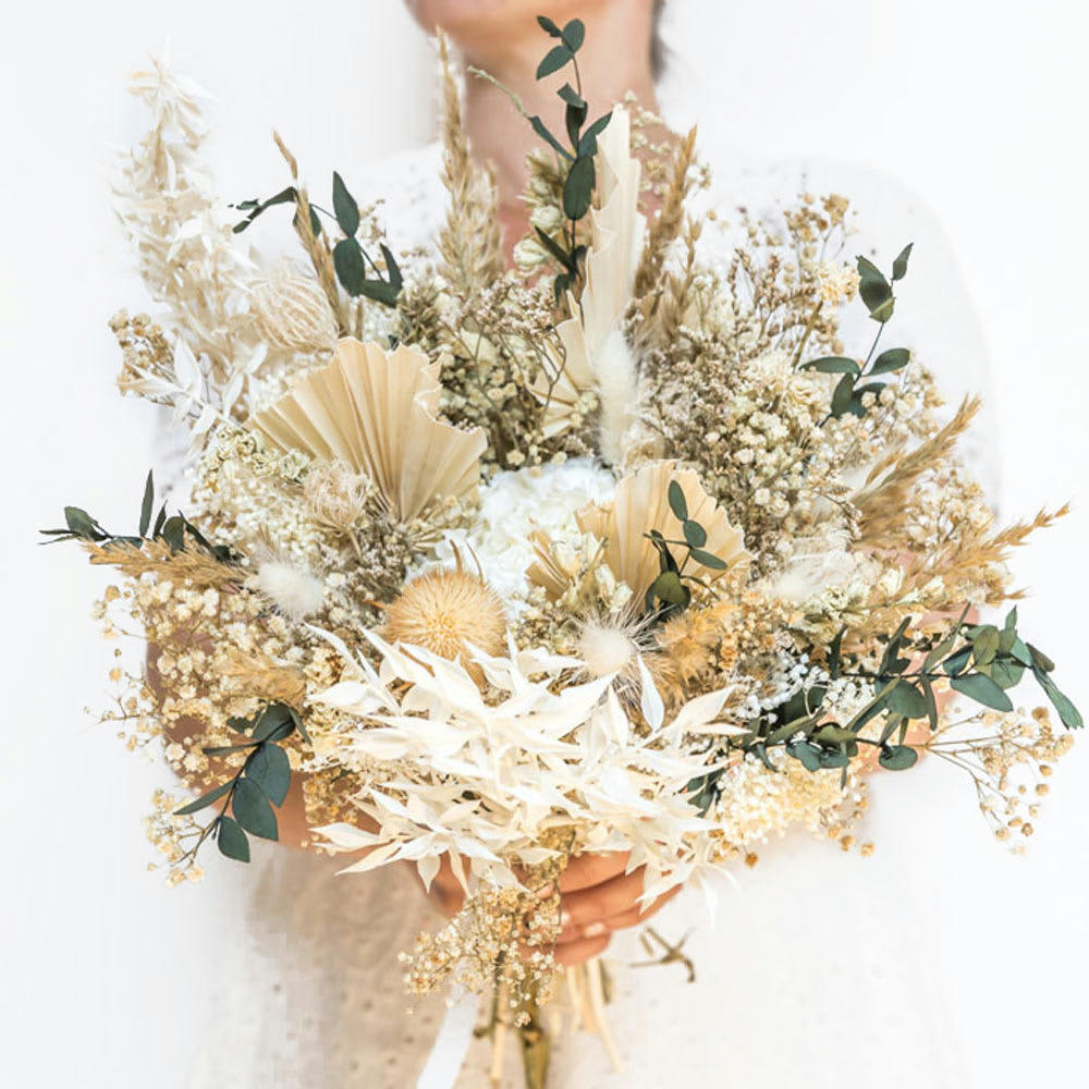 - Bouquet de fleurs séchées Marine Taille M