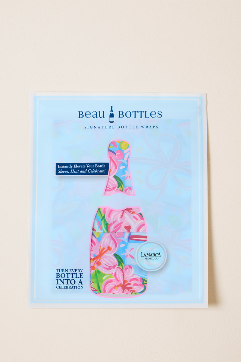 Beau Bottles Preppy Happy Birthday Brushed Presents La Marca Edition Bottle Wrap
