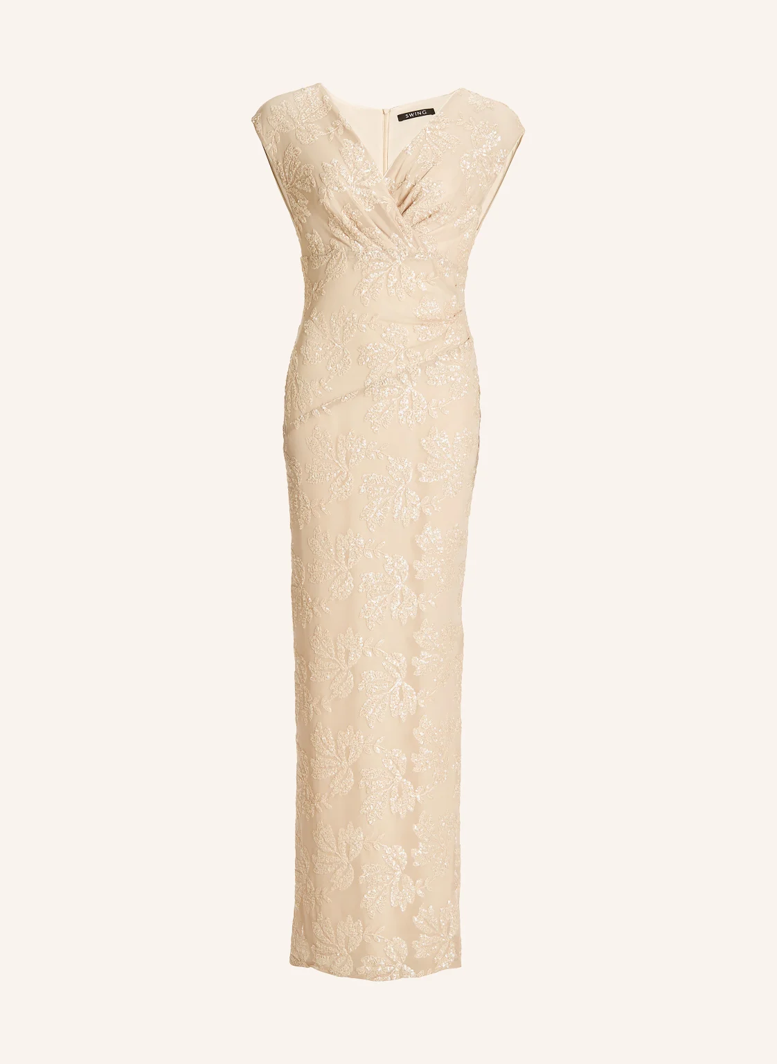 SWING Abendkleid aus Mesh mit Pailletten