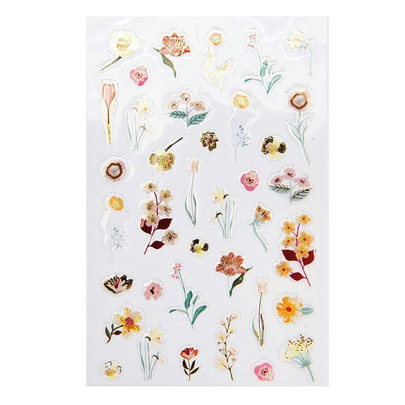 VIVE LA NATURE - 35 stickers gel roses