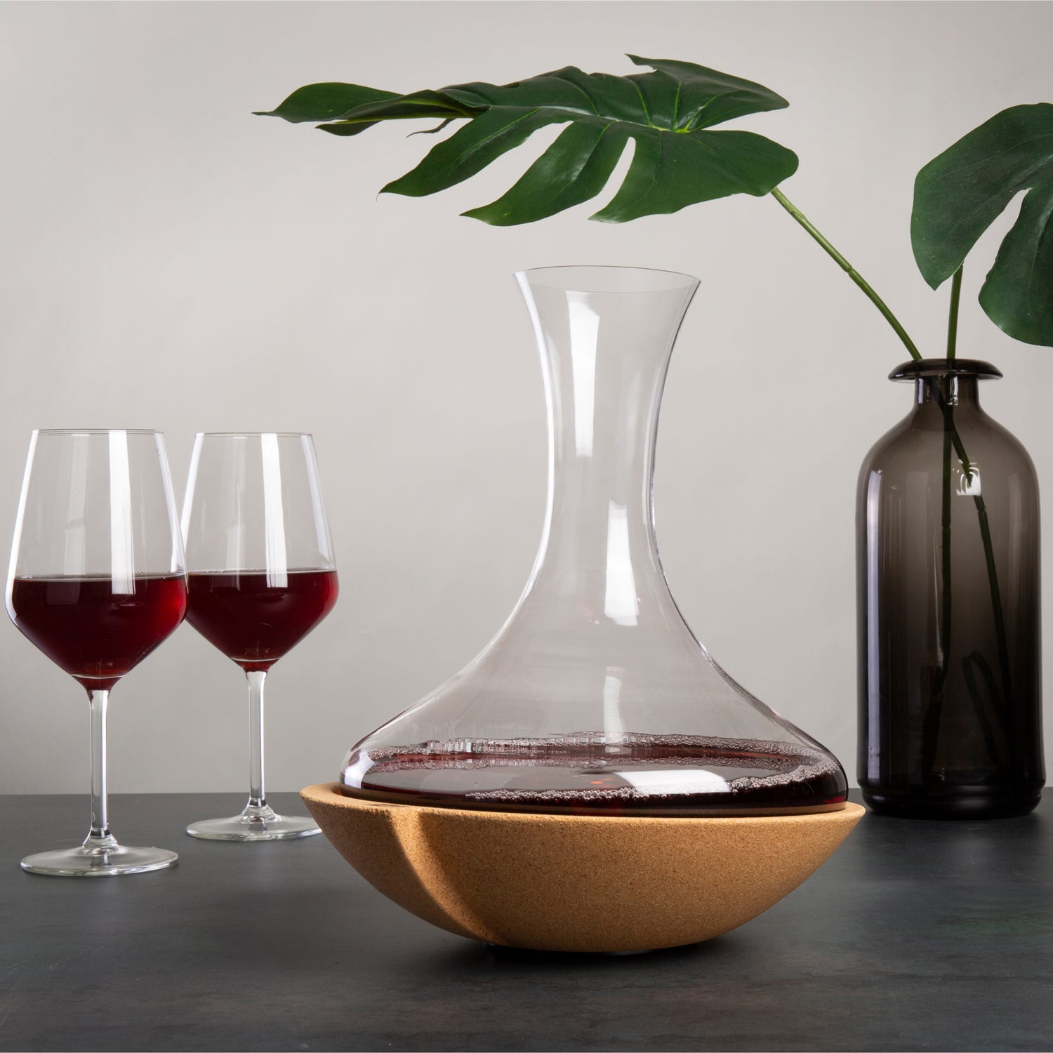Decanter in vetro e sughero 1,5 lt Vacu Vin